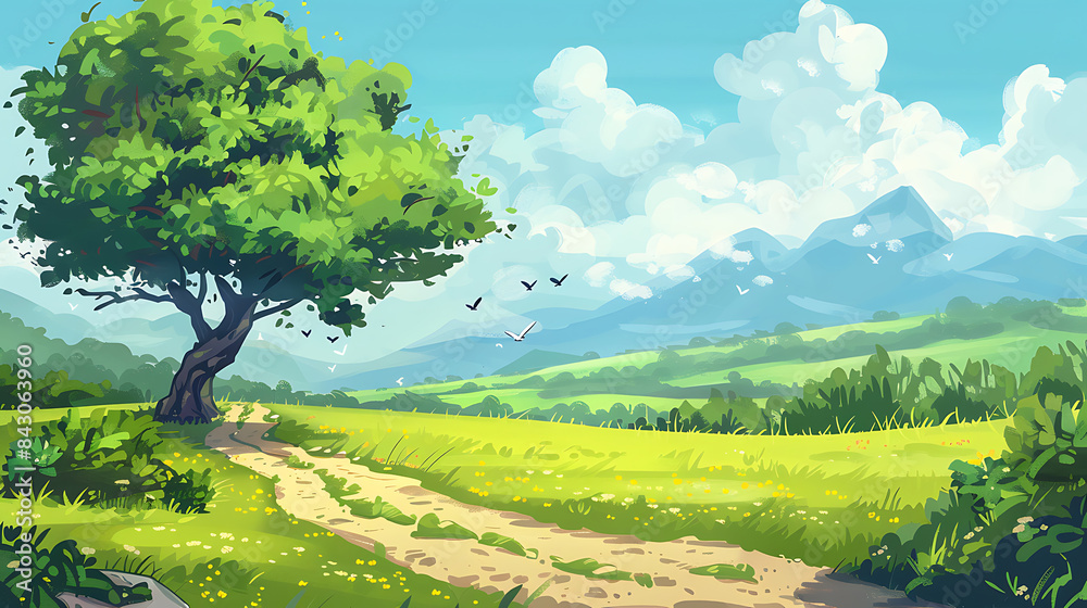 flat landscape flat landscape