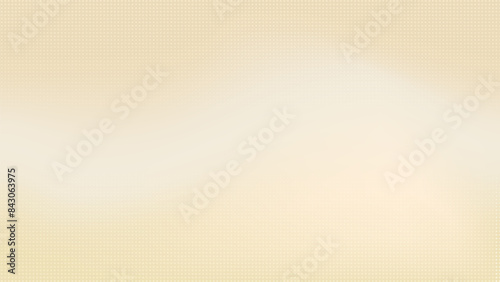 Cream champagne gradient bg with texture. Neutral color gradation background. Calm delicate and smooth ivory blur studio wallpaper. Pastel ecru backdrop with dot noise. Minimalist pale graphic