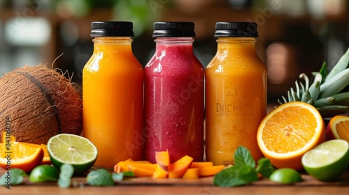 Photo of a Juice bottles