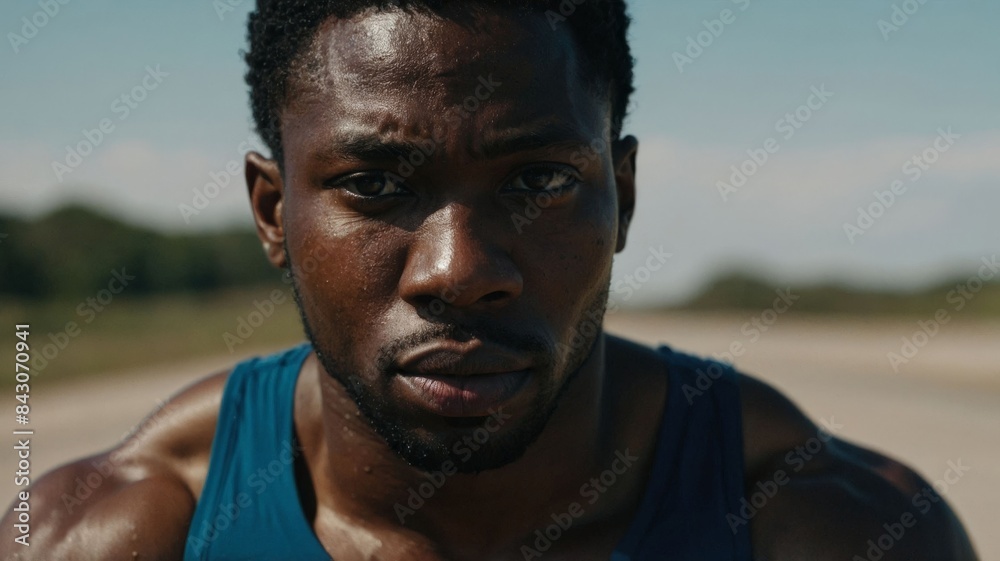 Black man with exercise clothes, practicing physical activity, healthy lifestyle concept. Black man with exercise clothes, practicing physical activity, healthy lifestyle concept.