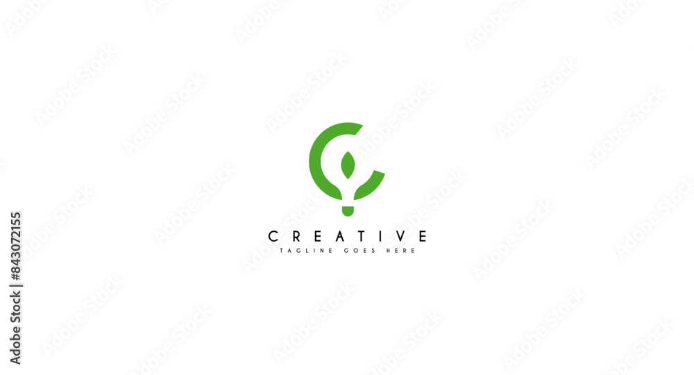 Green Energy light bulb with Leaf logo design vector illustration. Green Energy light bulb with Leaf logo design vector illustration.