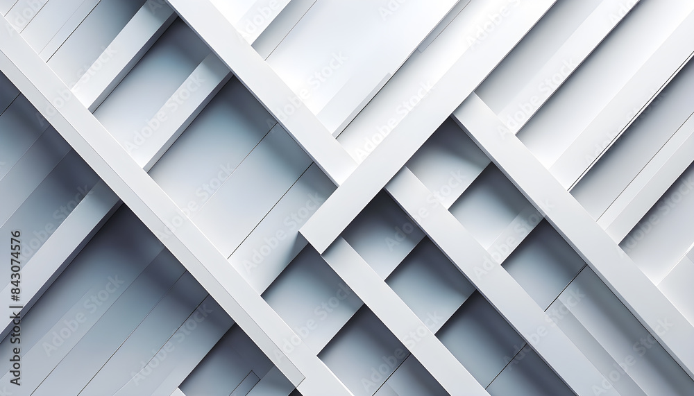 Fototapeta premium Futuristic Abstract Background with Stripes - Graphic Design for Posters and Banners with Copy Space