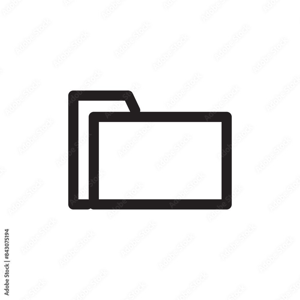Organized File Icon for Digital and Physical Filing Systems Organized File Icon for Digital and Physical Filing Systems