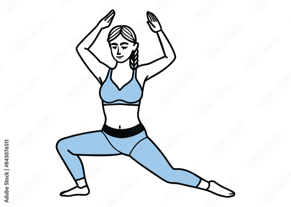Yoga and fitness exercises for the modern woman Yoga and fitness exercises for the modern woman