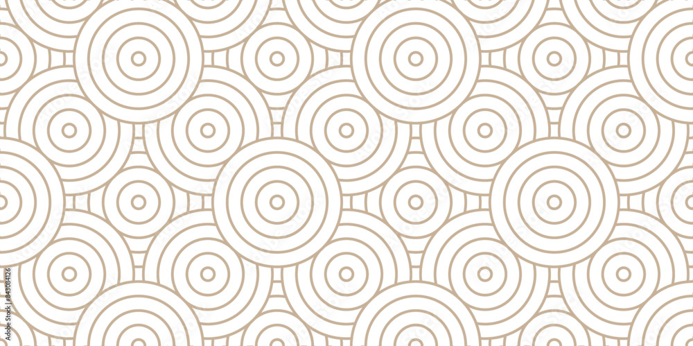 Overlapping Pattern Minimal diamond geometric waves spiral and abstract circle wave line. brown color seamless tile stripe geometric create retro square line backdrop pattern background. Overlapping Pattern Minimal diamond geometric waves spiral and abstract circle wave line. brown color seamless tile stripe geometric create retro square line backdrop pattern background.