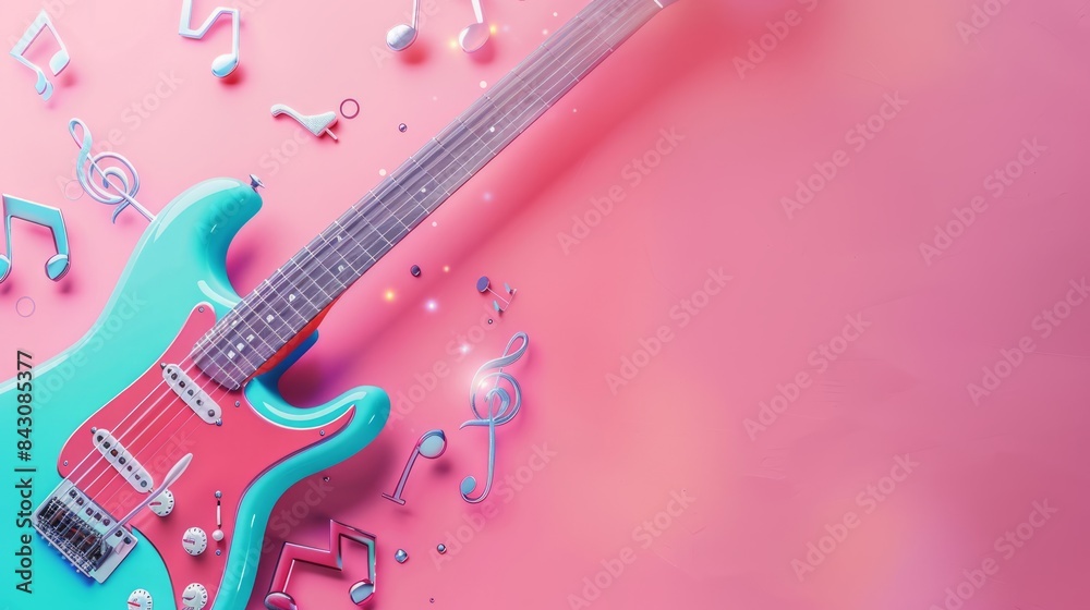 international music day background concept with space area for text