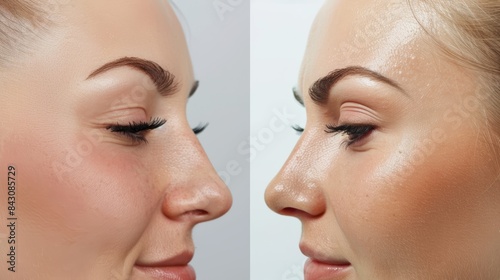 Before and After Comparison: Reduced Crow's Feet Wrinkles After Botox Injections - Dramatic Transformation photo