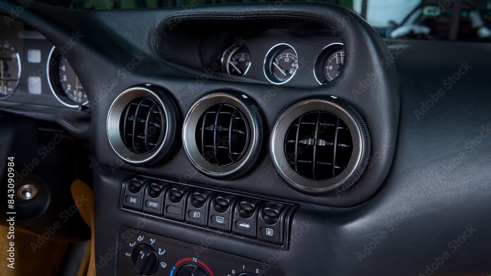 Heater vents inside a car Heater vents inside a car