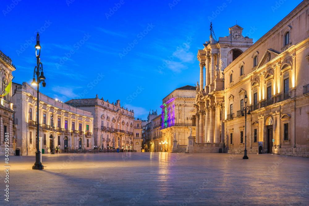 Syracuse, Sicily at the Historic Cathedral Syracuse, Sicily at the Historic Cathedral