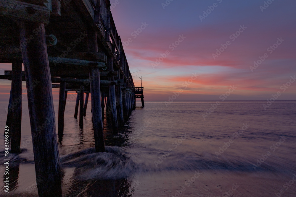Sunrise at the Sandbridge pier Sunrise at the Sandbridge pier