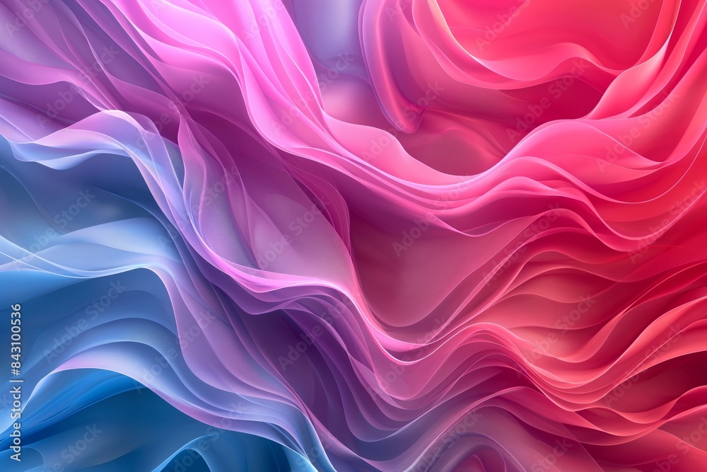 Vibrant Flow, Abstract Composition with Colorful Waves and Shapes, Creating Dynamic Artistic Expression Vibrant Flow, Abstract Composition with Colorful Waves and Shapes, Creating Dynamic Artistic Expression