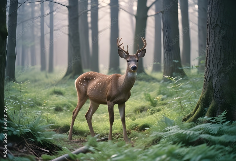 deer in the forest deer in the forest