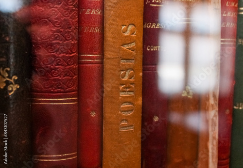 stack of old books