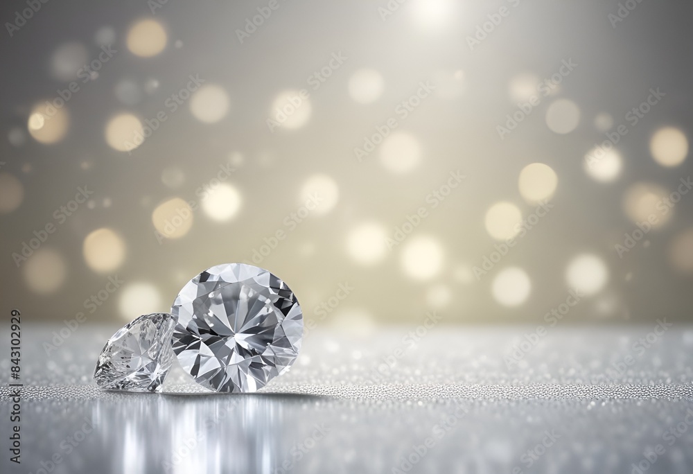 glittering diamonds on glittering gold background with copy space glittering diamonds on glittering gold background with copy space