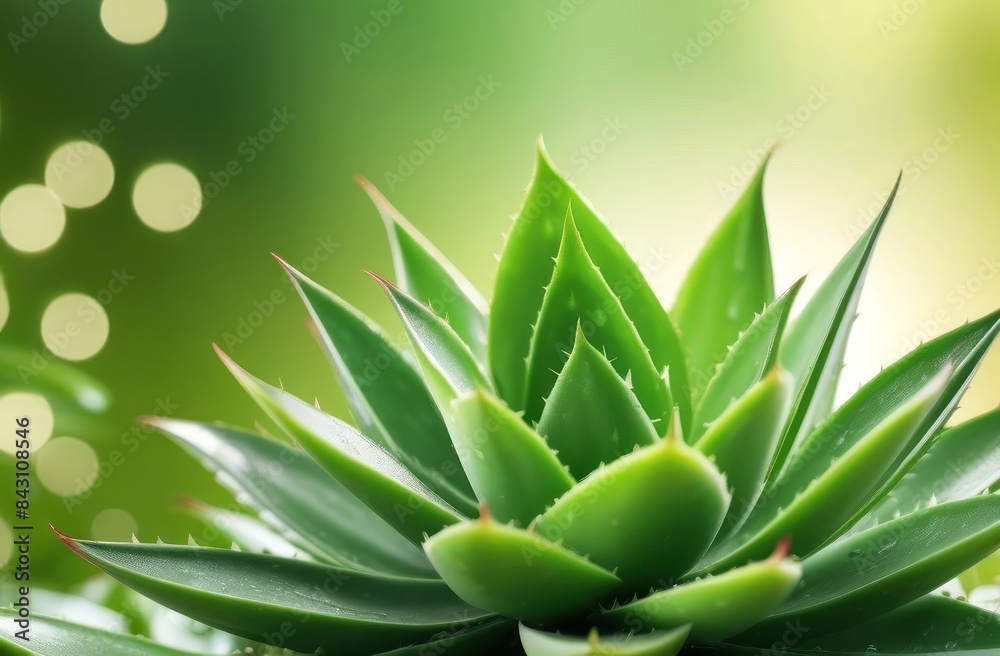 Experience the serene beauty of nature with this close-up of a succulent, Experience the serene beauty of nature with this close-up of a succulent,