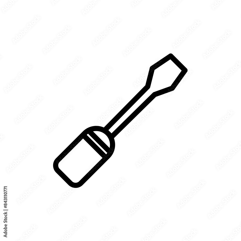 Screwdriver Icon for Tools and DIY Home Repairs Screwdriver Icon for Tools and DIY Home Repairs