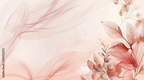 Elegant Save The Date. Modern Abstract Art Invitation Card Design for Events & Celebrations