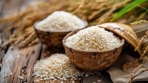 Rice also known as Oryza sativa is the widely recognized plant species referred to as rice in English and its cultivated varieties are prevalent worldwide photo