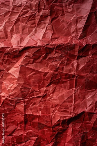 Wallpaper Mural Close-up shot of a piece of red paper with intricate details Torontodigital.ca