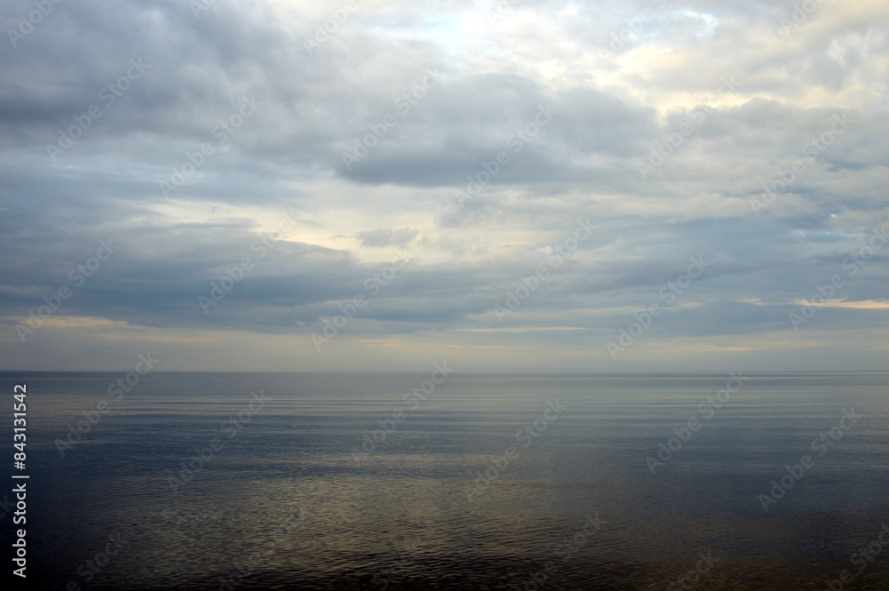 Lake Ladoga by cloud day. Lake Ladoga by cloud day.