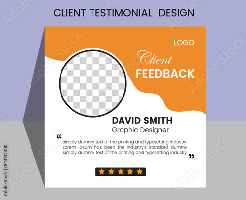 Testimonial Design Projects customizable testimonial templates.