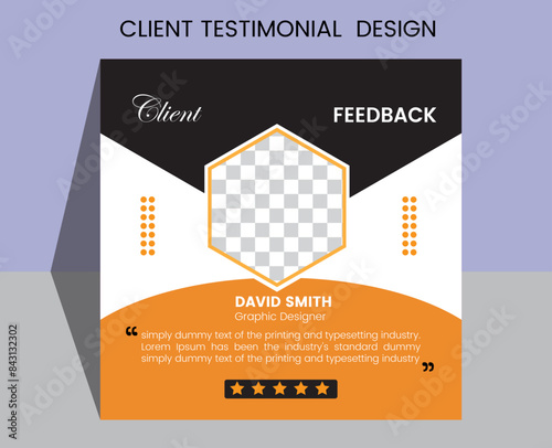 Testimonial Design Projects customizable testimonial templates.