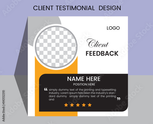Testimonial Design Projects customizable testimonial templates.