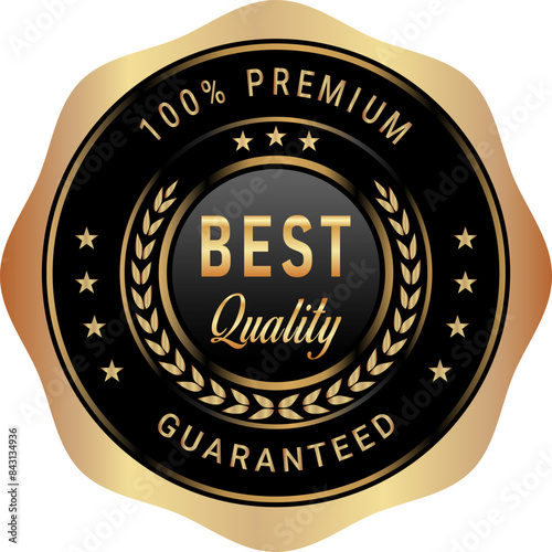 Best seller guaranteed badges. Best Quality guaranteed logo design