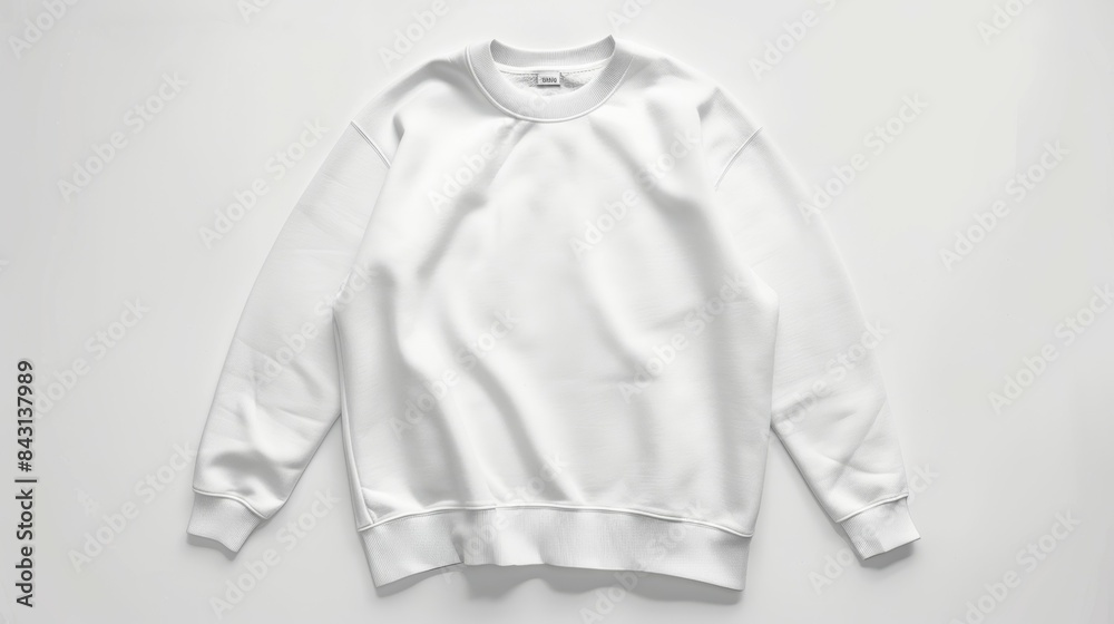 Long sleeve shirt mockup, blank for design. Merchandise advertising. Background with copy space Long sleeve shirt mockup, blank for design. Merchandise advertising. Background with copy space