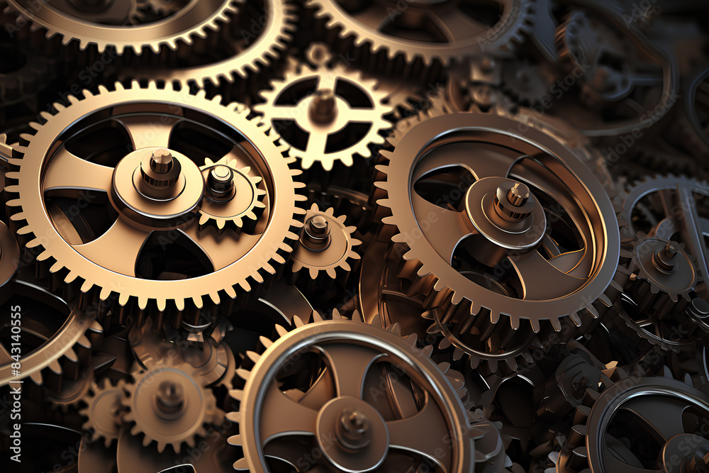 Cogwheels and gears as a background Cogwheels and gears as a background