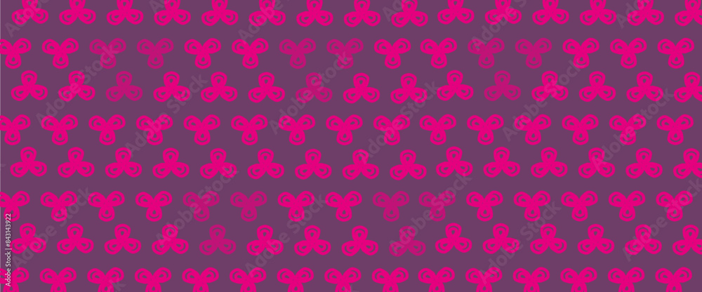 bannière motif géométrique rose et violet pétale fleur bannière motif géométrique rose et violet pétale fleur