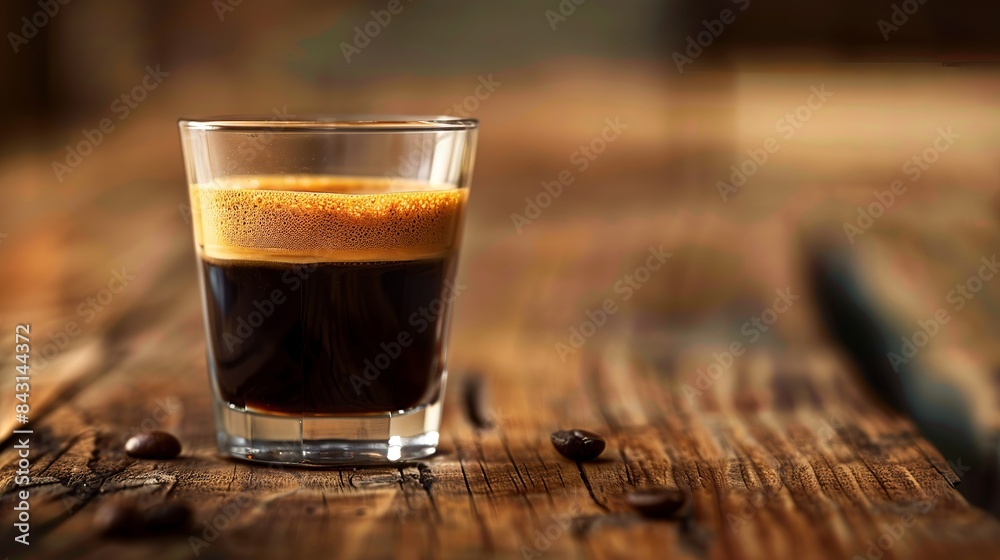 Espresso view at the counter Espresso view at the counter