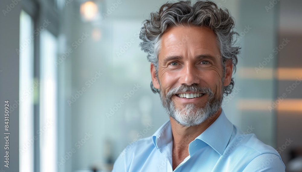 Obraz premium Mature Professional with Confident Smile
