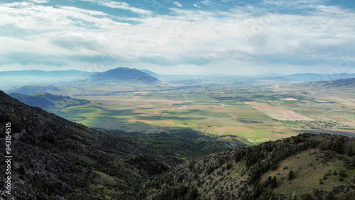 Plymouth Peak Views Hiking Northern Utah Trails Summer Wildflowers 