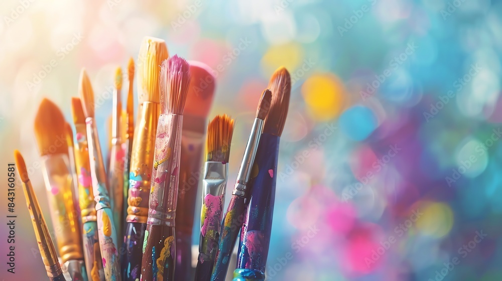 brushes and paints brushes and paints