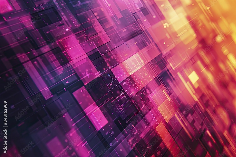 Innovative business background emphasizing high-tech solutions and futuristic ideas, abstract elements, digital style, vibrant colors, modern feel. Innovative business background emphasizing high-tech solutions and futuristic ideas, abstract elements, digital style, vibrant colors, modern feel.
