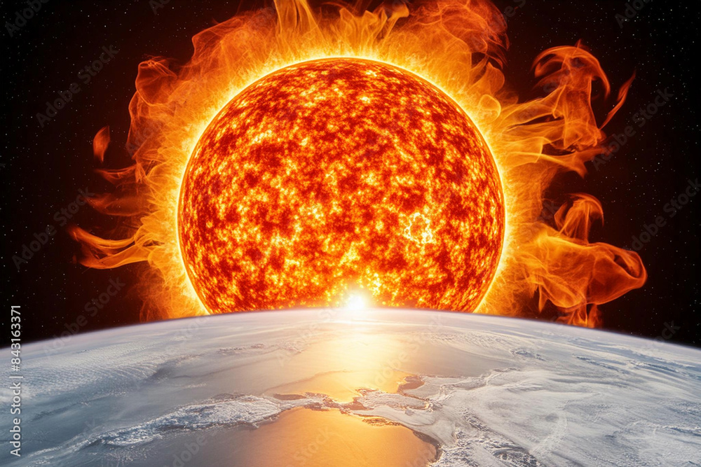 Sun. Solar storm. Solar flare. An Extreme G4 Solar Storm Train. X-class ...