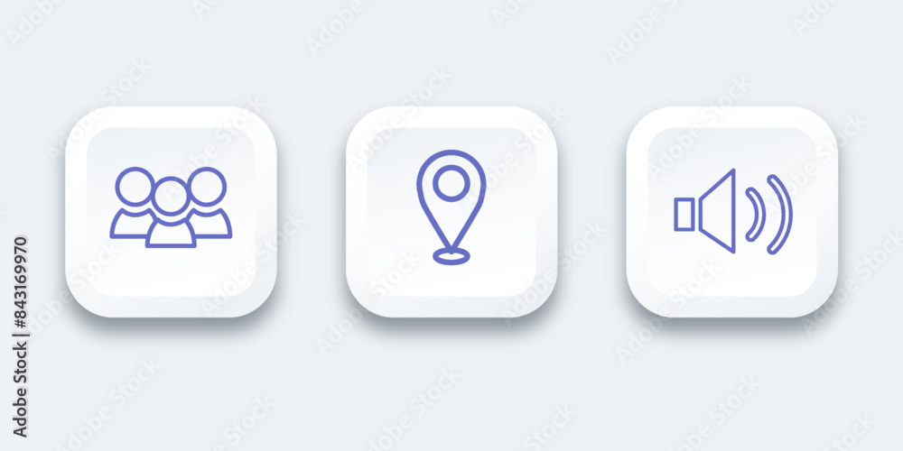 Set icon symbol simple outline vector design Set icon symbol simple outline vector design