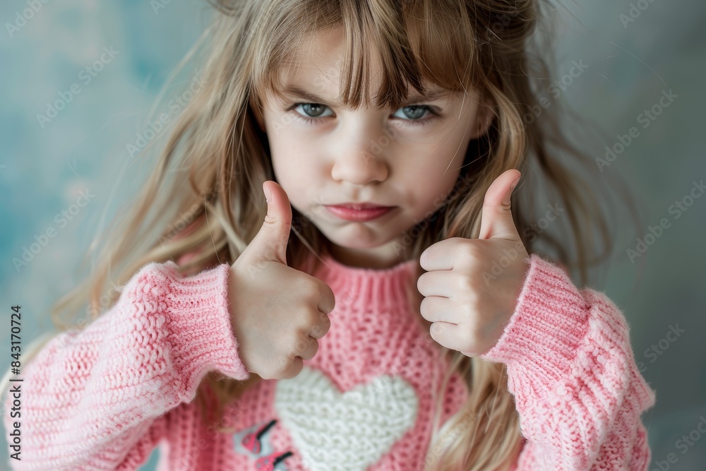 terrible review, sad kid and girl photo, improper sign, and no body language indicates difficulty, failure, and terrible opinion. Disappointed child hands reject, hate, despise, and no terrible review, sad kid and girl photo, improper sign, and no body language indicates difficulty, failure, and terrible opinion. Disappointed child hands reject, hate, despise, and no