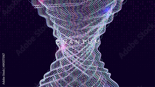 Digit Background. Innovation concept for intelligent learning. Visual design of an engineering network. Analytical patterns for global energy. Tech Background.
