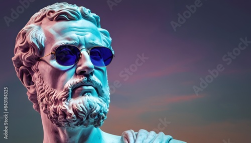 Greek statue sunglasses