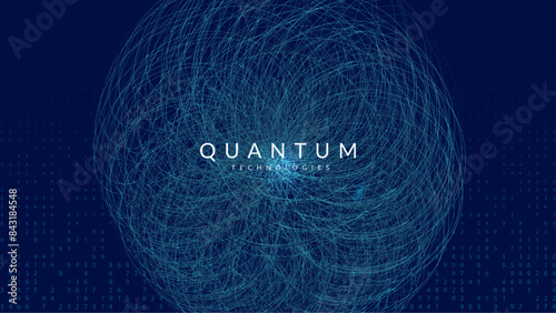Artificial Background. Intelligence concept: futuristic computer. Cyber dots connect in the flow of automation. Energy of information in analytical patterns. Digital Background.
