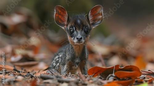 Saola Pseudoryx nghetinhensis elusive mammal of Southeast Asia Highlight its appearance habitat and urgent conservation status photo