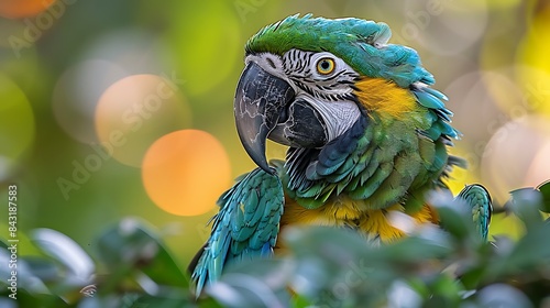 Spix's Macaw Cyanopsitta spixii critically endangered bird of Brazil Illustrate its appearance behavior and the need for conservation photo
