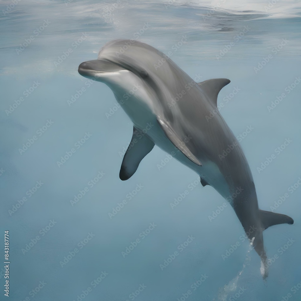 Fototapeta premium Dolphin Swimming