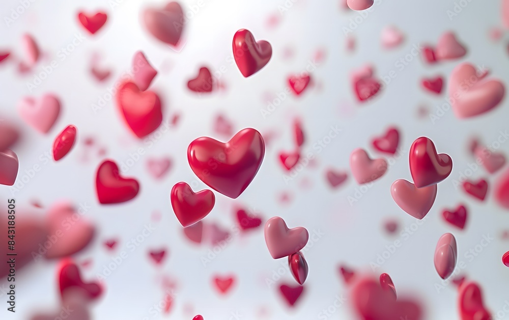 Cute Hearts Flying in the Air for Valentine's Day
Cute Hearts Flying in the Air for Valentine's Day