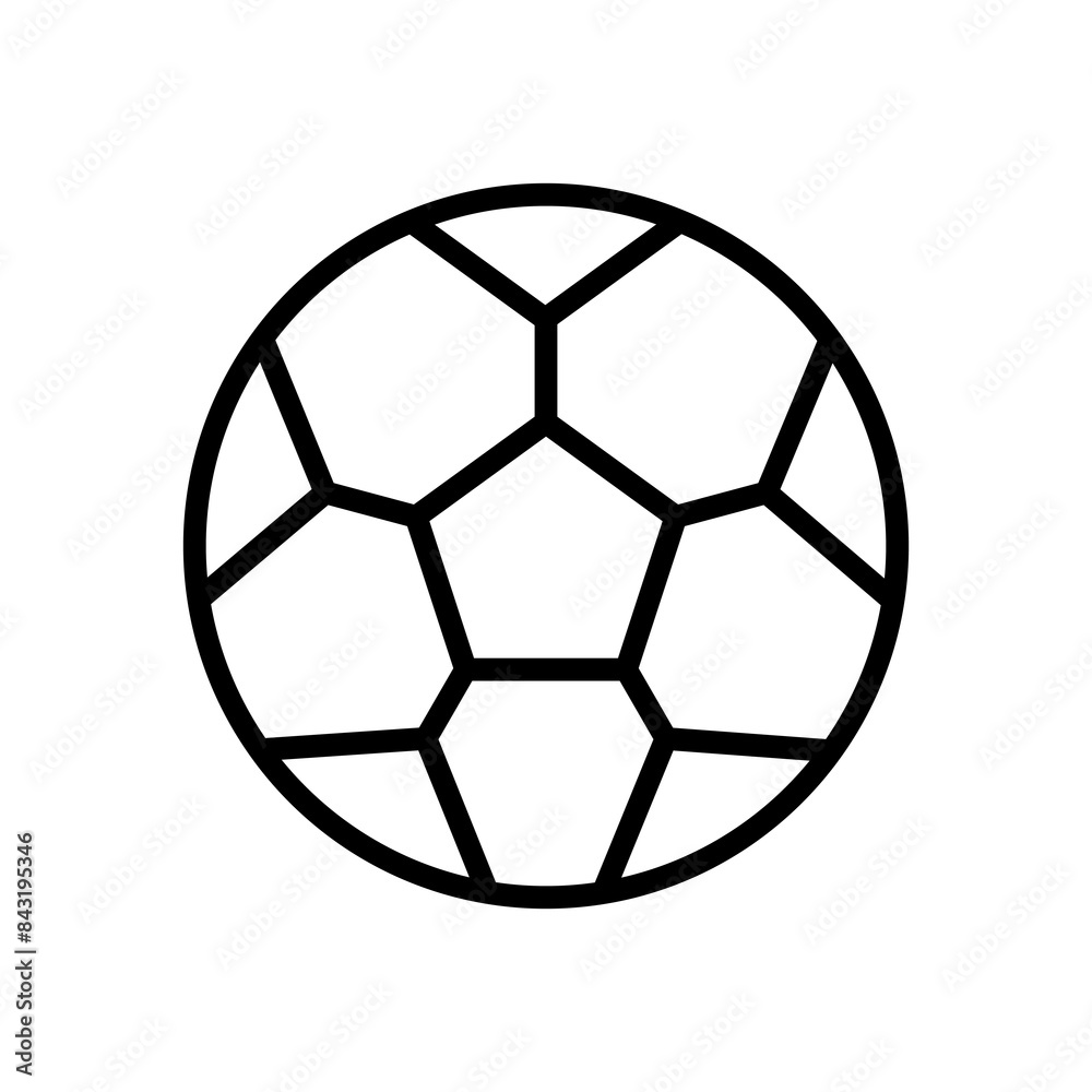 Naklejka premium football icon symbol vector template 