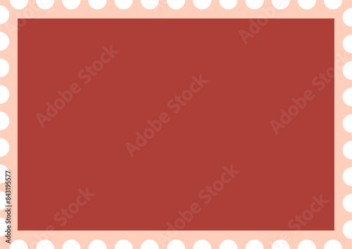 Airmail envelope Illustration. Postage stamp clipart.