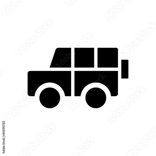 car, jeep icon symbol vector template 
