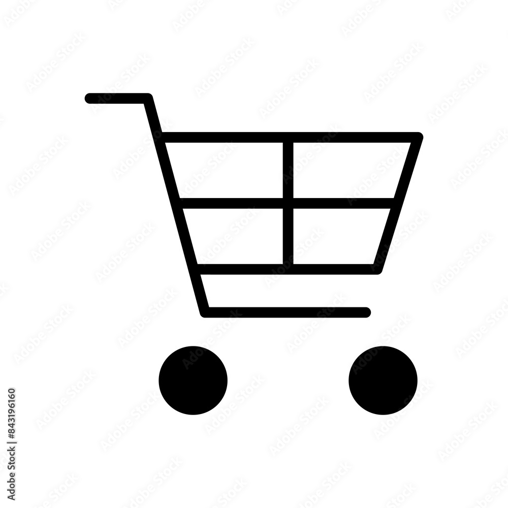 shopping cart icon symbol vector template shopping cart icon symbol vector template
